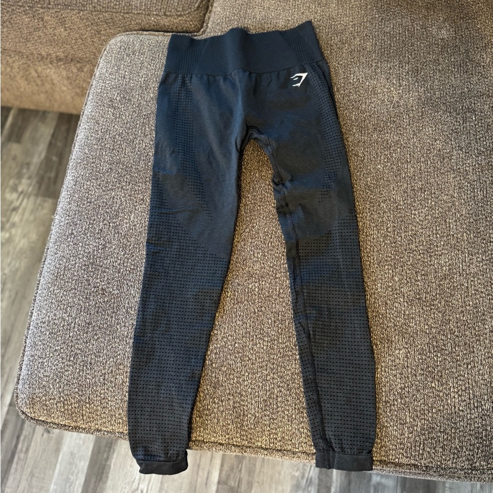 Gymshark Textured Black Leggings